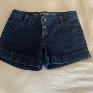 Express denim shorts